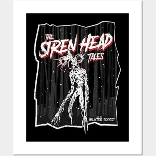 Scary Siren Head tales dark forest meme Posters and Art